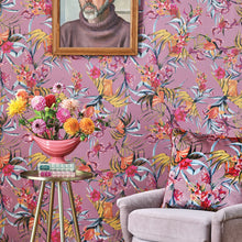 Load image into Gallery viewer, PRE ORDER Climbing The Walls Mauve Wallpaper Roll