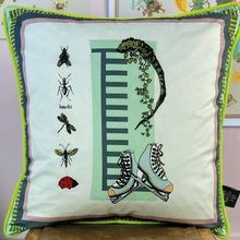 Load image into Gallery viewer, OUTLET Alphabet Cotton Cushion COVER
