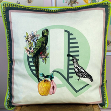 Load image into Gallery viewer, OUTLET Alphabet Cotton Cushion COVER
