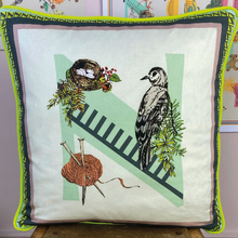 Load image into Gallery viewer, OUTLET Alphabet Cotton Cushion COVER