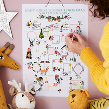 Load image into Gallery viewer, Keepsake Baby's First Christmas Advent Calendar