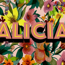 Load image into Gallery viewer, Flower Power Name Giclée Print