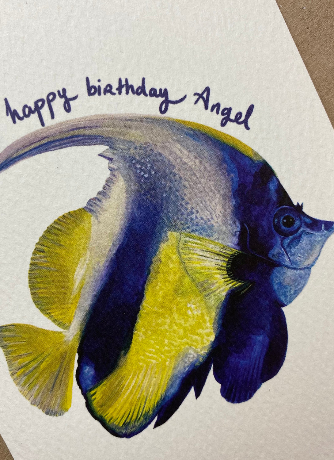 Happy Birthday Angel Card