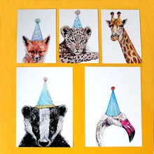 Load image into Gallery viewer, Party Flamingo Giclée Print