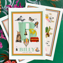 Load image into Gallery viewer, Personalised Letter 'B' Giclée Print