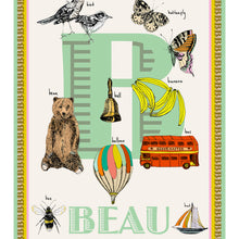 Load image into Gallery viewer, Personalised Letter 'B' Giclée Print