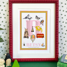 Load image into Gallery viewer, Personalised Letter 'B' Giclée Print