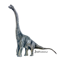 Load image into Gallery viewer, Brachiosaurus & Pals Giclée Print