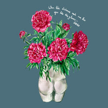Load image into Gallery viewer, Peonies in Bum Vase Winter Edition Giclée Print