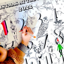 Load image into Gallery viewer, Personalised A2 Colour Me In Advent Calendar