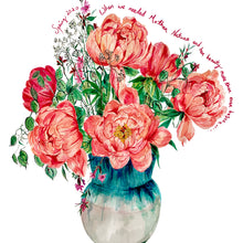 Load image into Gallery viewer, Coral Peonies Giclée Print