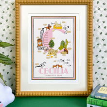 Load image into Gallery viewer, Personalised Letter 'C' Giclée  Print