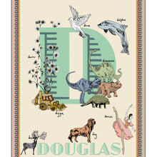 Load image into Gallery viewer, Personalised Letter 'D' Giclée Print