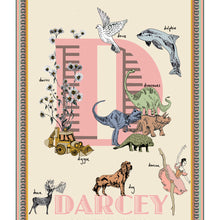 Load image into Gallery viewer, Personalised Letter 'D' Giclée Print