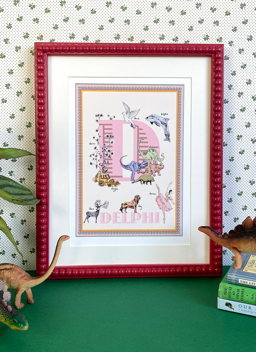 Personalised Letter 'D' Giclée Print