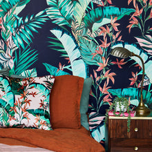 Load image into Gallery viewer, PRE ORDER Dartmouth Tropical Deep Ink Set of A&B Wallpaper Rolls