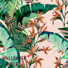 Load image into Gallery viewer, Dartmouth Tropical Blush Wallpaper Sample