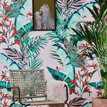 Load image into Gallery viewer, Dartmouth Tropical Blush Wallpaper Sample