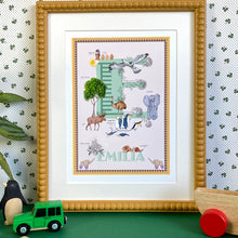Load image into Gallery viewer, Personalised Letter 'E' Giclée Print