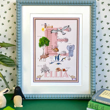 Load image into Gallery viewer, Personalised Letter 'E' Giclée Print