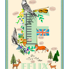 Load image into Gallery viewer, Personalised Letter 'F' Giclée Print