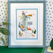 Load image into Gallery viewer, Personalised Letter 'F' Giclée Print