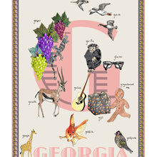 Load image into Gallery viewer, Personalised Letter 'G' Giclée Print