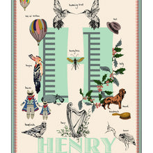 Load image into Gallery viewer, Personalised Letter &#39;H&#39; Giclée Print
