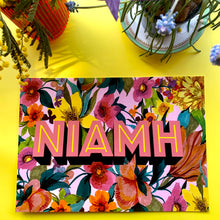 Load image into Gallery viewer, Flower Power Name Giclée Print