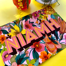 Load image into Gallery viewer, Flower Power Name Giclée Print