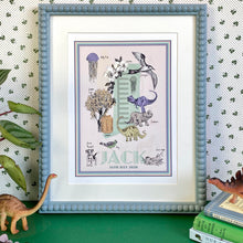 Load image into Gallery viewer, Personalised Letter 'J' Giclée Print