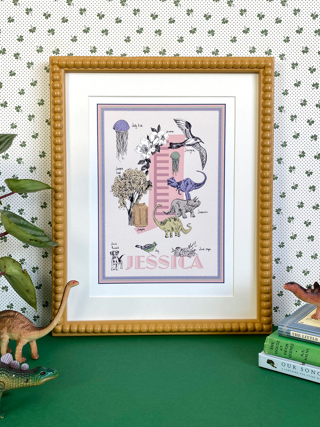 Personalised Letter 'J' Giclée Print