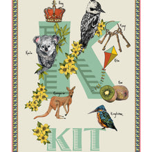 Load image into Gallery viewer, Personalised Letter 'K' Giclée Print