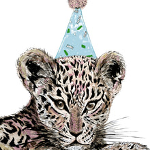 Load image into Gallery viewer, Party Leopard Giclée Print
