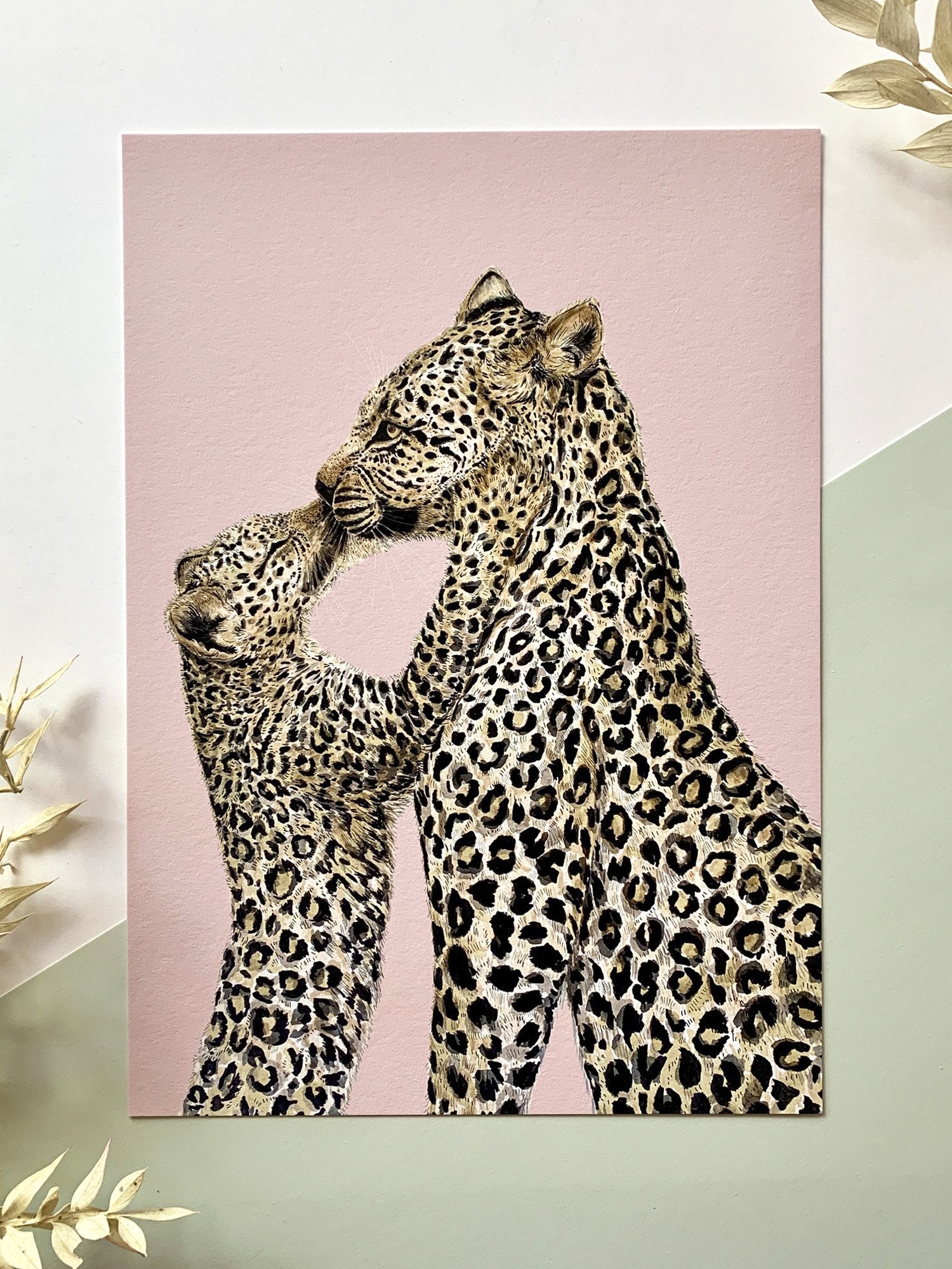 Leopard Kiss Giclée Print – Max Made Me Do It