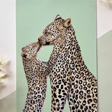 Load image into Gallery viewer, Leopard Kiss Giclée Print