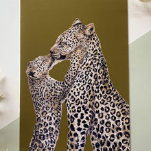 Load image into Gallery viewer, Leopard Kiss Giclée Print