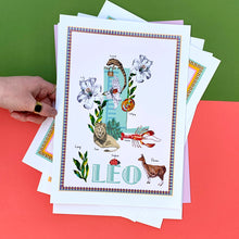 Load image into Gallery viewer, Personalised Letter 'L' Giclée Print