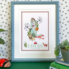 Load image into Gallery viewer, Personalised Letter 'L' Giclée Print