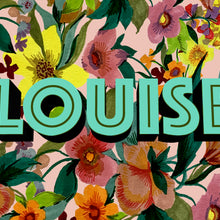 Load image into Gallery viewer, Flower Power Name Giclée Print
