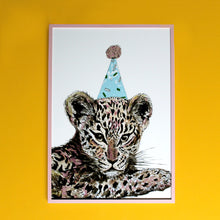 Load image into Gallery viewer, Party Leopard Giclée Print