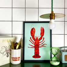 Load image into Gallery viewer, Lobster Giclée Print