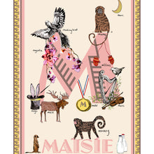 Load image into Gallery viewer, Personalised Letter 'M' Giclée Print