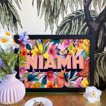 Load image into Gallery viewer, Flower Power Name Giclée Print