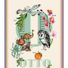 Load image into Gallery viewer, Personalised Letter 'O' Giclée Print