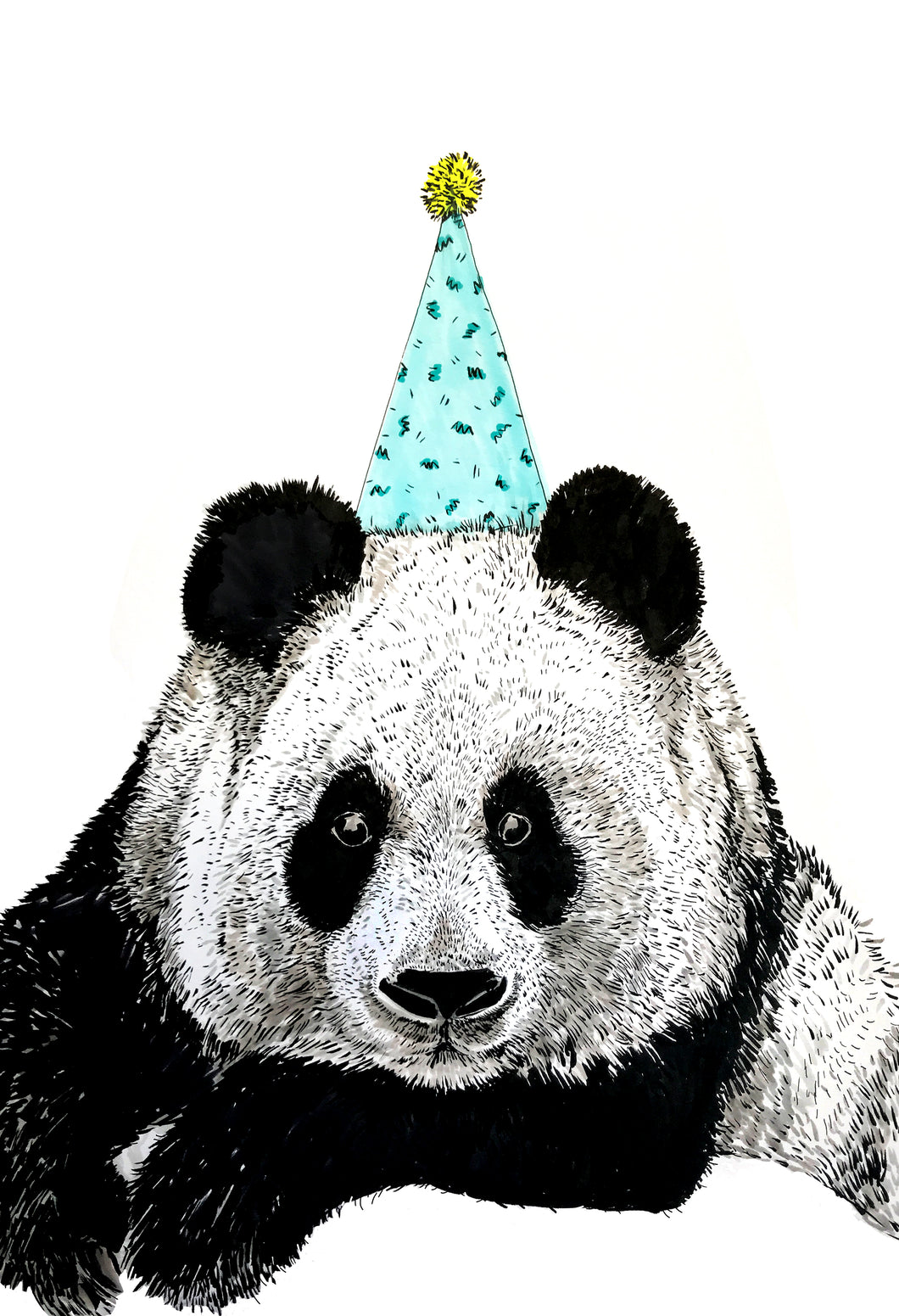 Party Panda Giclée Print