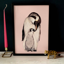 Load image into Gallery viewer, Penguin Love Giclée Print