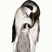 Load image into Gallery viewer, Penguin Love Giclée Print