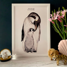 Load image into Gallery viewer, Penguin Love Giclée Print