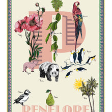 Load image into Gallery viewer, Personalised Letter 'P' Giclée Print